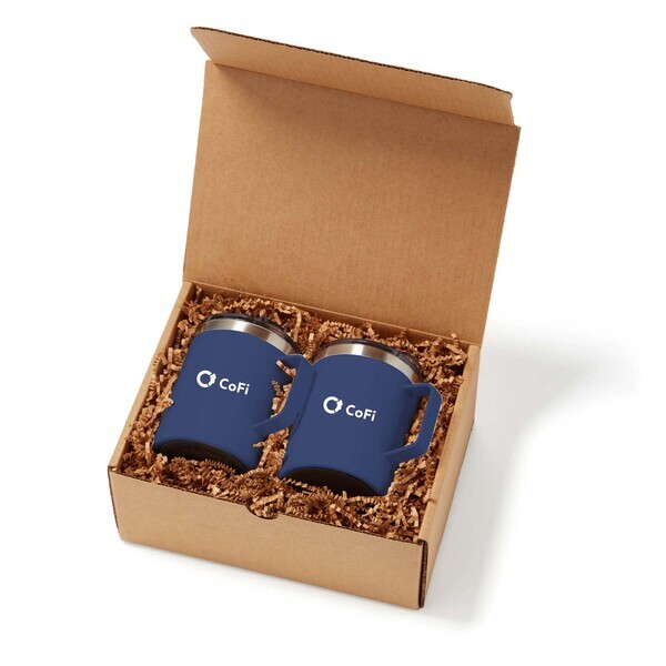 Insulated Stainless Steel Coffee Mug Gift Set