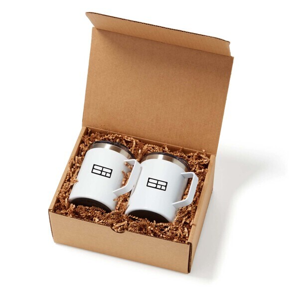Insulated Stainless Steel Coffee Mug Gift Set