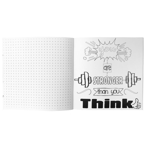 Inspirational Adult Coloring Book & 8-Color Pencil Set