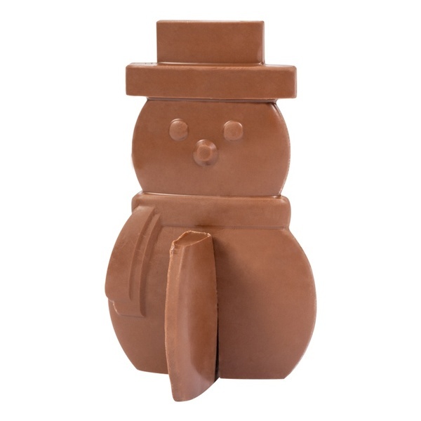 Milk Chocolate 3D Puzzle Snowman