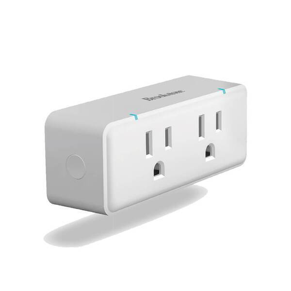 Brookstone® Smart Indoor 14A Dual Outlet Plug