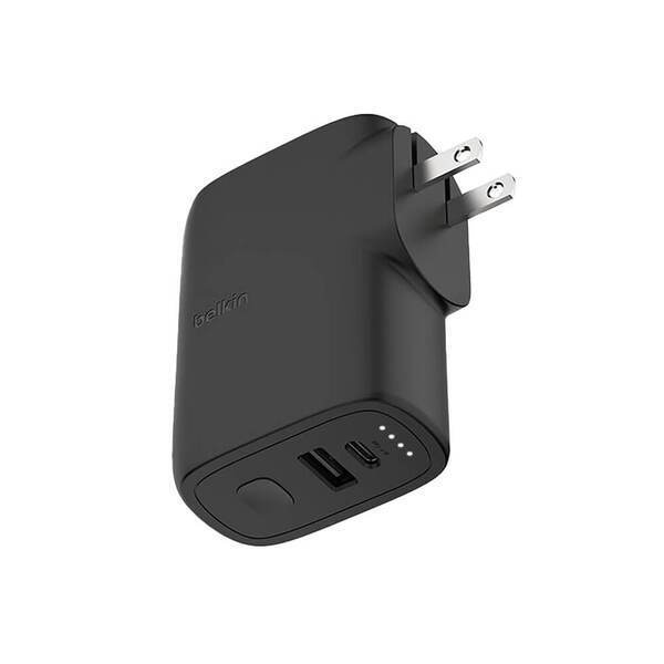 Belkin® Hybrid Wall Charger 25W + Power Bank, 5000mAh