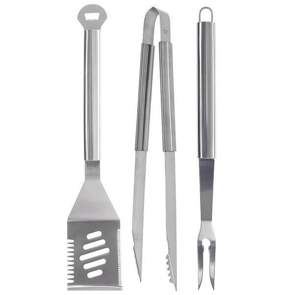 Mr. Bar-B-Q® 3 Piece Stainless Steel Tool Set