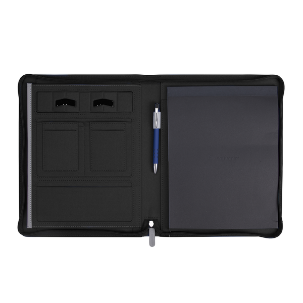 Souvenir® Armor Zippered Padfolio with Armor Pen