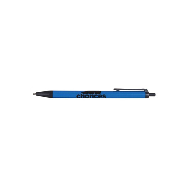 USA Made Value Click Black Trim Solids Retractable Pen