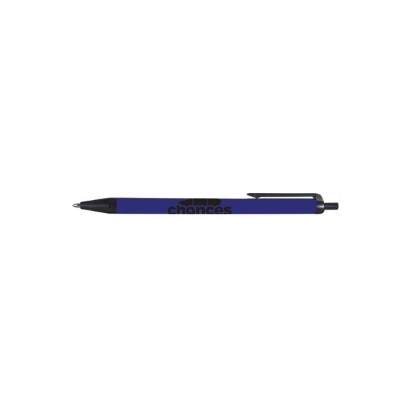 USA Made Value Click Black Trim Solids Retractable Pen