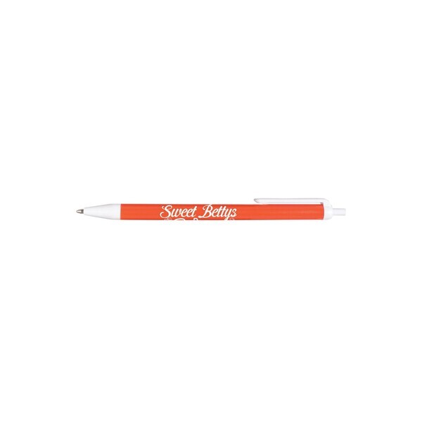 USA Made Value Click White Trim Solids Retractable Pen