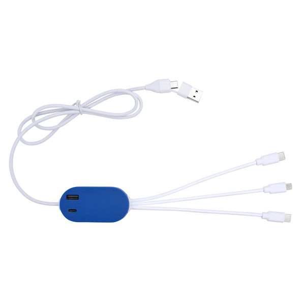 DualLink Charging Cable 2A with USB Hub