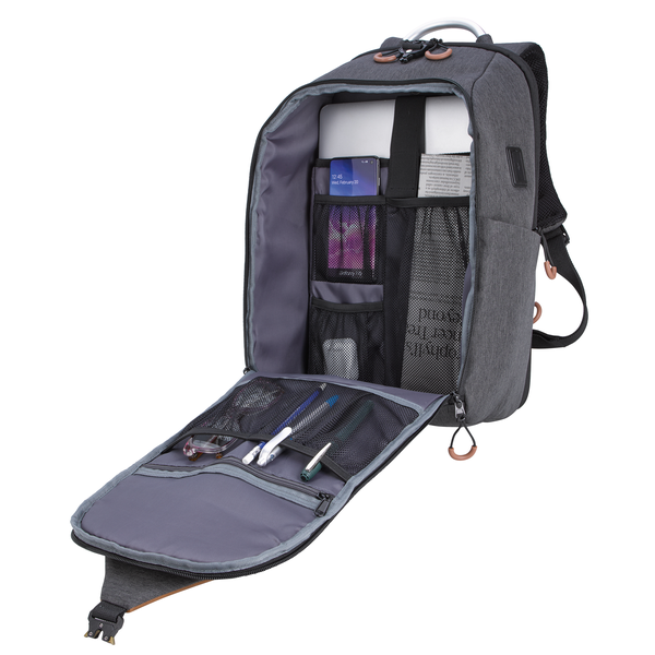 SCX Design™ Computer Backpack with USB Port