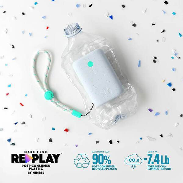 Nimble® Champ Portable USB-C Charger, 10000mAh