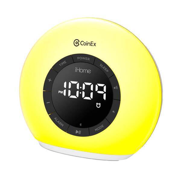 iHome® Sunrise Alarm Clock Radio w/ Bluetooth Speaker & Color Changing Lamp