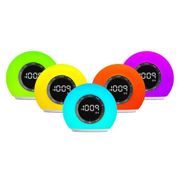 iHome® Sunrise Alarm Clock Radio w/ Bluetooth Speaker & Color Changing Lamp