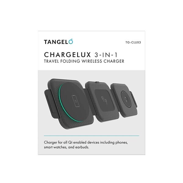 TANGELO ChargeLux 3-in-1 Magnetic Folding Wireless Charger