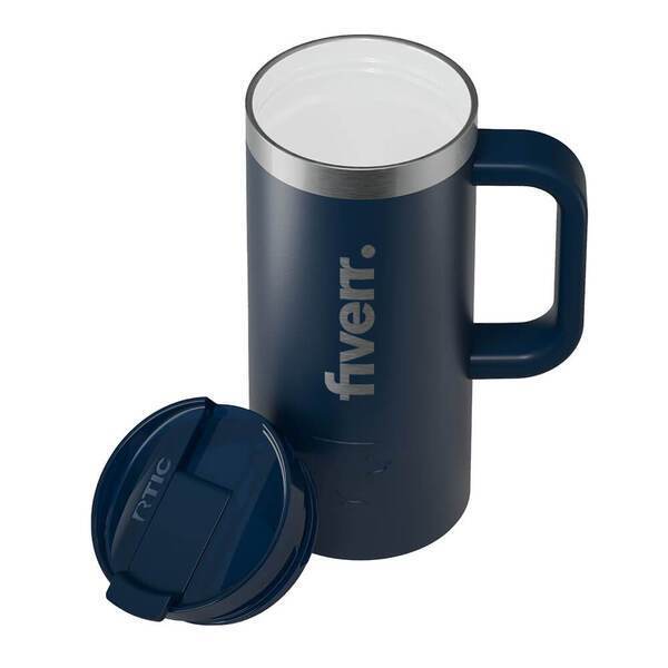 RTIC® Road Trip Ceramic Lined Travel Mug, 16oz.
