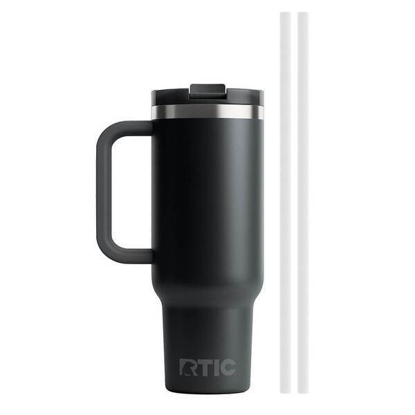 RTIC® Road Trip Ceramic Lined Tumbler w/ Straw, 40oz.
