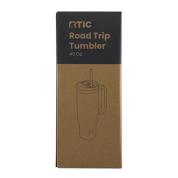 RTIC® Road Trip Ceramic Lined Tumbler w/ Straw, 40oz.