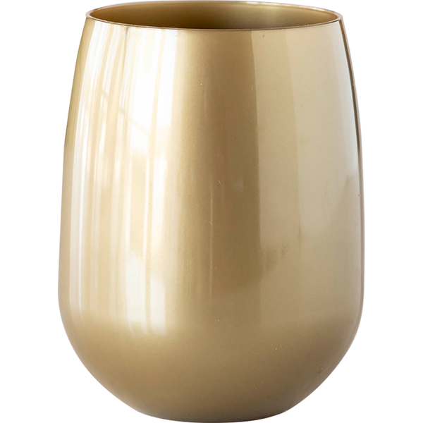 Symglass® Durable Resin Colored Stemless Wine Glass, 12oz.