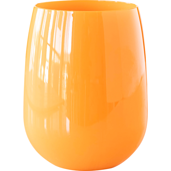 Symglass® Durable Resin Colored Stemless Wine Glass, 12oz.