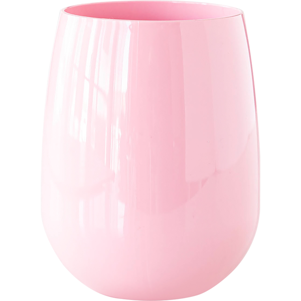 Symglass® Durable Resin Colored Stemless Wine Glass, 12oz.