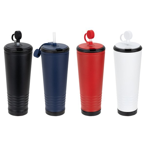 Klaxon Stainless Steel & Polypropylene Tumbler w/ Built-in Horn, 23oz.