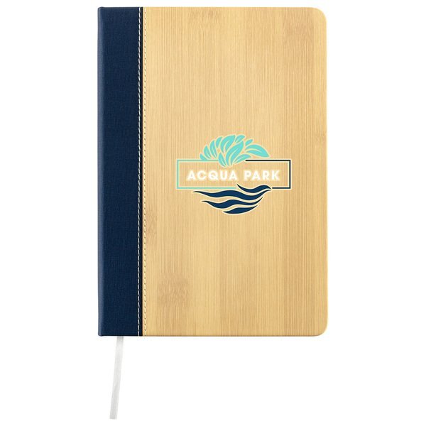 Anji Faux Bamboo Hard Cover Journal, 5-3/4" x 8-1/4"