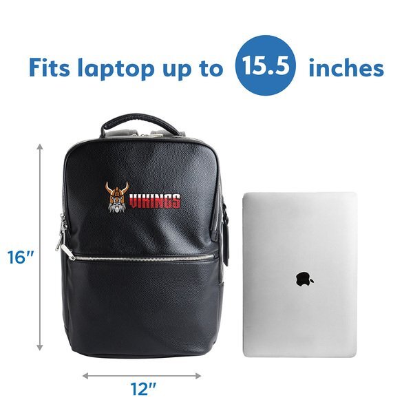 AeroLOFT™ Odyssey PU Leather Dual Compartment Backpack