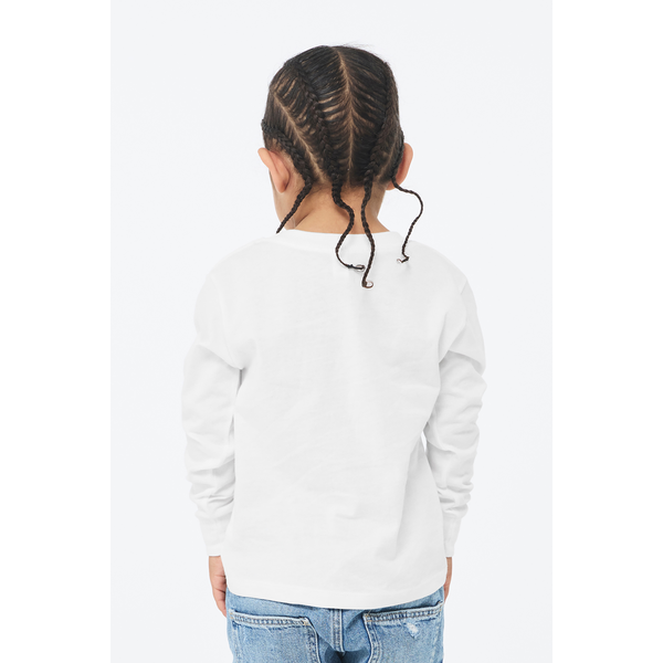 Bella + Canvas® Cotton Jersey Long Sleeve Toddler Tee