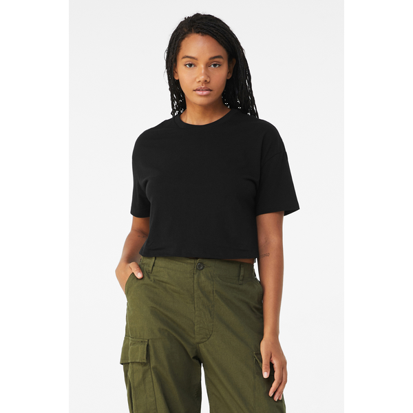 Bella + Canvas® Jersey Cotton Crop Ladies' Tee