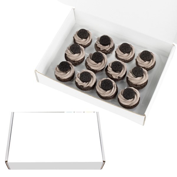 Chocolate Cookies & Cream Signature Bite-Size Cupcakes, 12 Piece