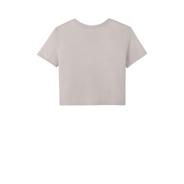 Bella + Canvas® Flowy Poly/Viscose Cropped Ladies' Tee