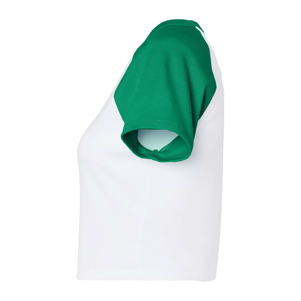 Bella + Canvas® Micro Rib Raglan Cotton/Poly Ladies' Baby Tee