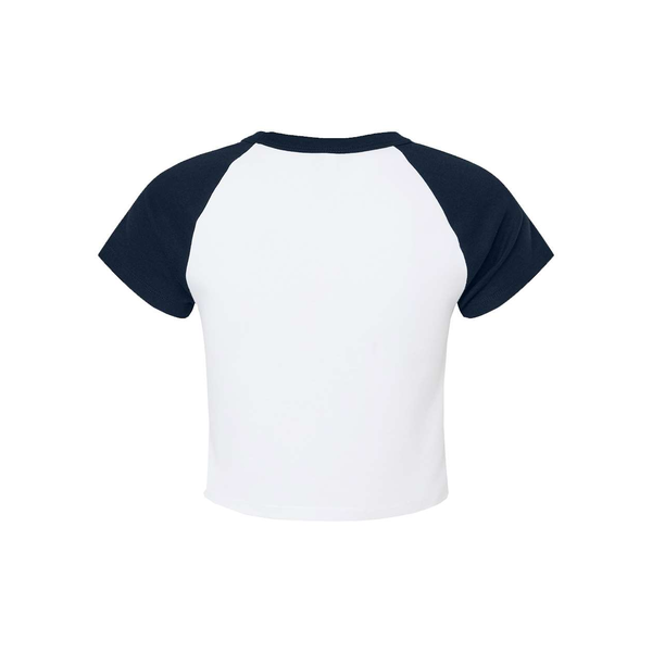 Bella + Canvas® Micro Rib Raglan Cotton/Poly Ladies' Baby Tee