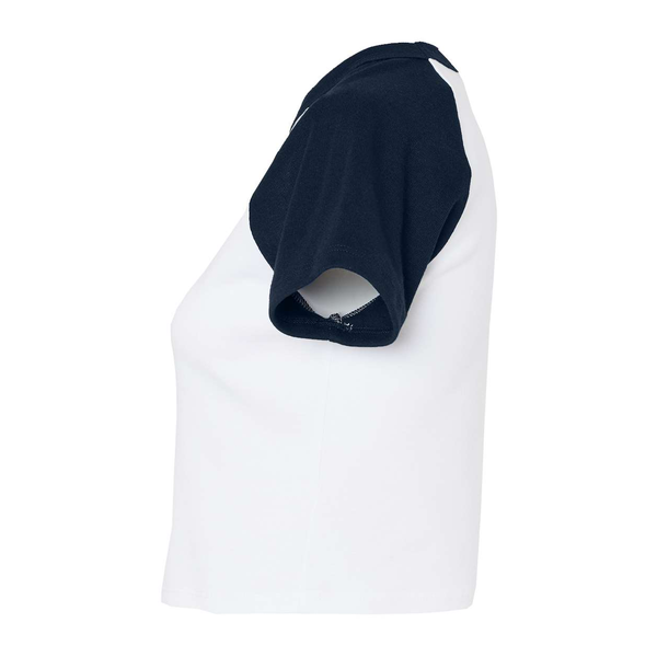 Bella + Canvas® Micro Rib Raglan Cotton/Poly Ladies' Baby Tee