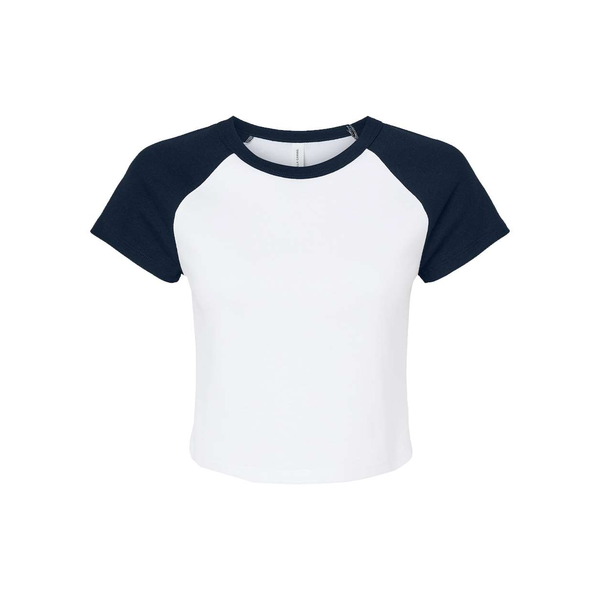 Bella + Canvas® Micro Rib Raglan Cotton/Poly Ladies' Baby Tee