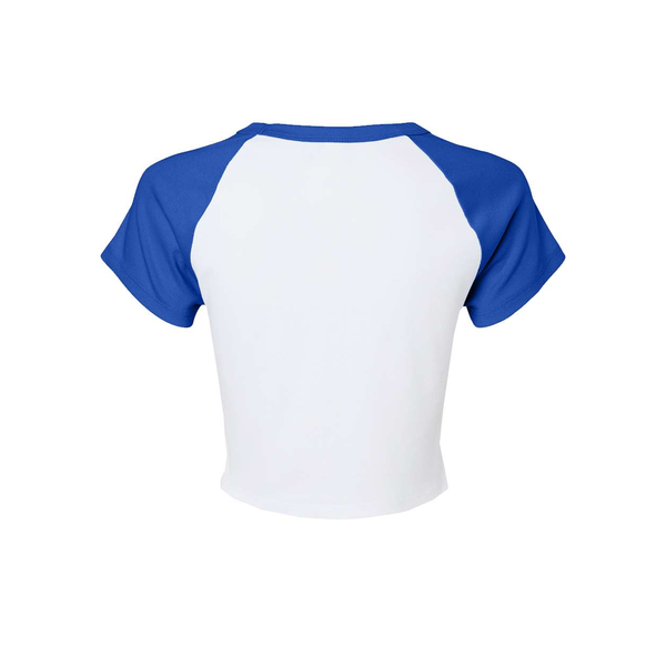 Bella + Canvas® Micro Rib Raglan Cotton/Poly Ladies' Baby Tee