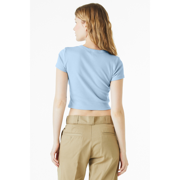 Bella + Canvas® Micro Rib Cotton/Poly Ladies' Baby Tee