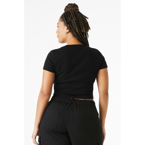 Bella + Canvas® Micro Rib Cotton/Poly Ladies' Baby Tee