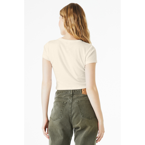 Bella + Canvas® Micro Rib Cotton/Poly Ladies' Baby Tee