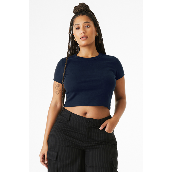 Bella + Canvas® Micro Rib Cotton/Poly Ladies' Baby Tee