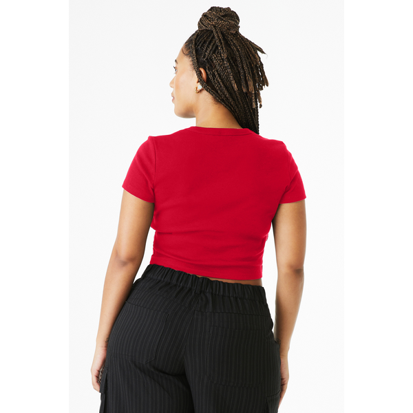 Bella + Canvas® Micro Rib Cotton/Poly Ladies' Baby Tee