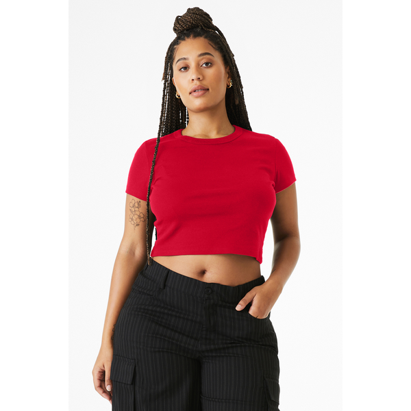 Bella + Canvas® Micro Rib Cotton/Poly Ladies' Baby Tee