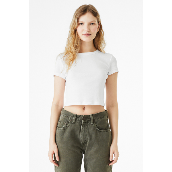 Bella + Canvas® Micro Rib Cotton/Poly Ladies' Baby Tee