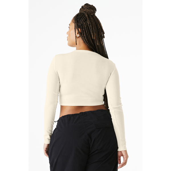Bella + Canvas® Micro Rib Cotton/Poly Ladies' Long Sleeve Tee