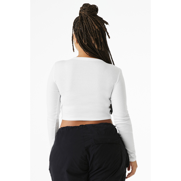 Bella + Canvas® Micro Rib Cotton/Poly Ladies' Long Sleeve Tee