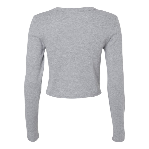 Bella + Canvas® Micro Rib Cotton/Poly Ladies' Long Sleeve Tee