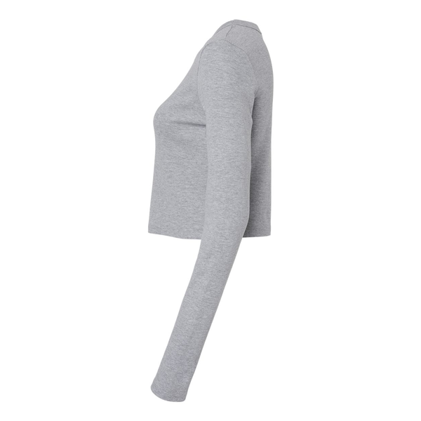 Bella + Canvas® Micro Rib Cotton/Poly Ladies' Long Sleeve Tee