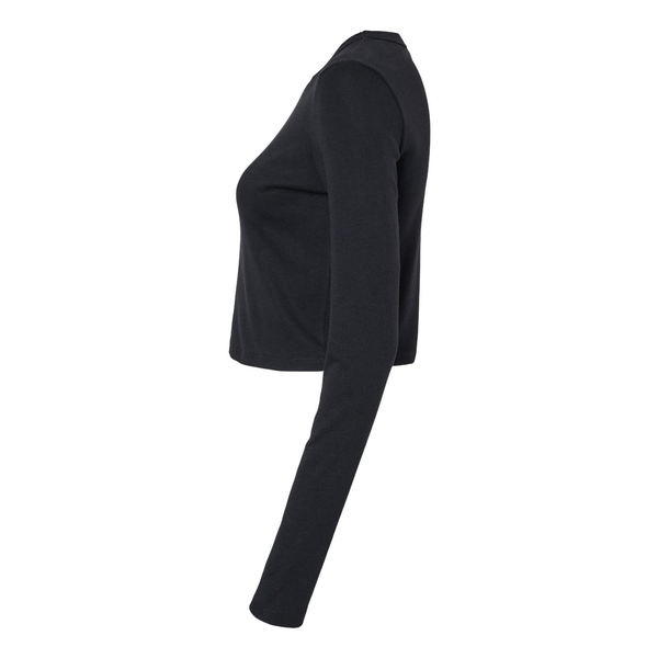 Bella + Canvas® Micro Rib Cotton/Poly Ladies' Long Sleeve Tee