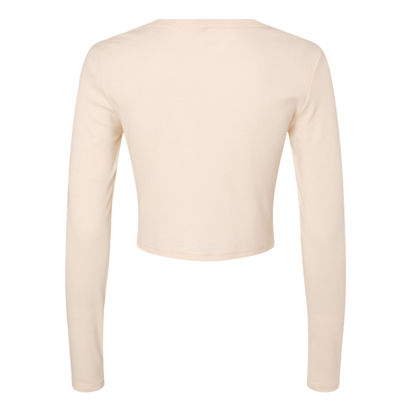 Bella + Canvas® Micro Rib Cotton/Poly Ladies' Long Sleeve Tee
