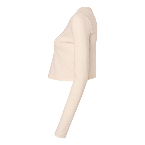 Bella + Canvas® Micro Rib Cotton/Poly Ladies' Long Sleeve Tee