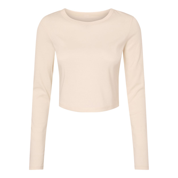 Bella + Canvas® Micro Rib Cotton/Poly Ladies' Long Sleeve Tee